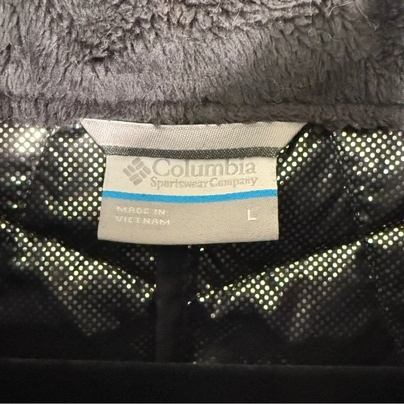 Columbia long quilted Vest Omni heat size large black Heavenly II Long Vest - Picture 11 of 14